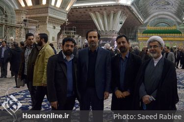 تجدید میثاق هنرمندان و وزیر ارشاد با آرمان های امام راحل