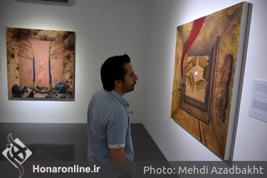 نمایشگاه نقاشی علیرضا نکویی در گالری اعتماد نگارستان