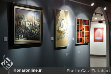 نمایشگاه چهارمین جشنواره هنر مقاومت در موسسه فرهنگی هنری صبا