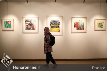 نمایشگاه آثاری از مهدی سحابی در گالری آتبین
