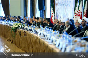 نخستین نشست فصلی مدیران با حضور معاون رئیس جمهورورئیس سازمان مدیریت وبرنامه ریزی و وزیر فرهنگ وارشاد اسلامی