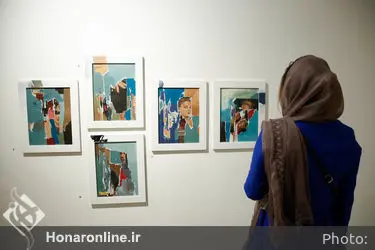 افتتاحیه ی نمایشگاه نقاشی عیسی جباری ممقانی در گالری ساربان