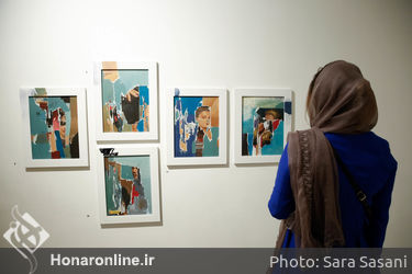 افتتاحیه ی نمایشگاه نقاشی عیسی جباری ممقانی در گالری ساربان