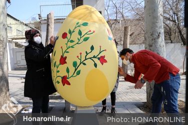  رنگ آمیزی تخم مرغ های نوروزی