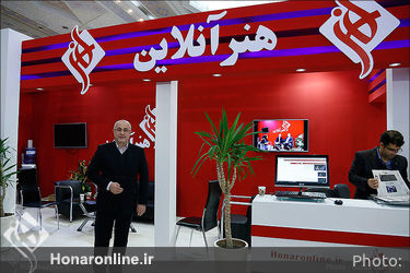 حضور معاون هنری وزیر فرهنگ و ارشاد اسلامی در غرفه هنرآنلاین