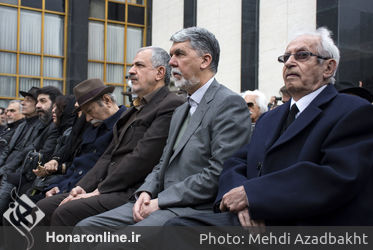 تشییع پیکر جمشید مشایخی