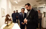 بازدید معاون امور هنری از دو نمایشگاه در خانه هنرمندان