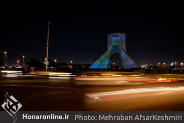 تصویرنگاری ارتحال امام خمینی(ره) در برج آزادی