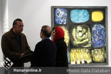 افتتاحیه نمایشگاه نقاشی های ترانه صادقیان در گالری ویستا
