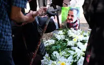 مراسم تشییع پیکر مهدی آرین‌نژاد دوبلور پیشکسوت 