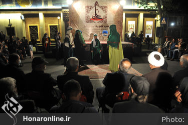 شب تعزیه سنگلج با حضور وزير ارشاد 
