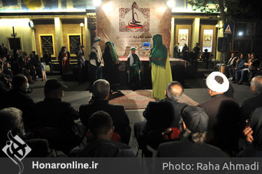 شب تعزیه سنگلج با حضور وزير ارشاد 