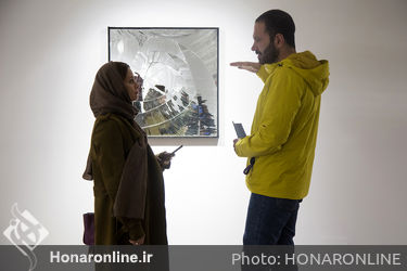 نمایشگاه آثار آینه‌کاری بابک سلیمانی در گالری آرت هاب آریانا