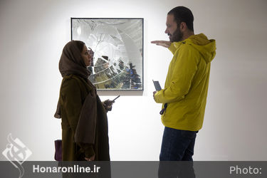 نمایشگاه آثار آینه‌کاری بابک سلیمانی در گالری آرت هاب آریانا