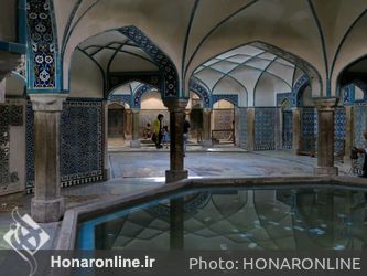 حوض یکی از عناصر معماری ایرانی