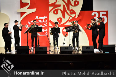 کنسرت گروه هنرستان موسیقی پسران در سی و پنجمین جشنواره موسیقی فجر 3