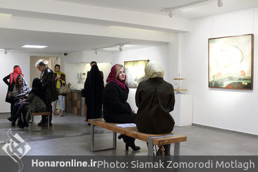 نمایشگاه نقاشی افروز هوشنگ با عنوان "مغاک" در گالری مژده 