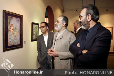 مراسم افتتاحیه یازدهمین دوسالانه ملی نگارگری ایران 