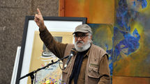 Exhibition of Sohrab Sepehri Award of the Year in Tehran's Azadi Tower 