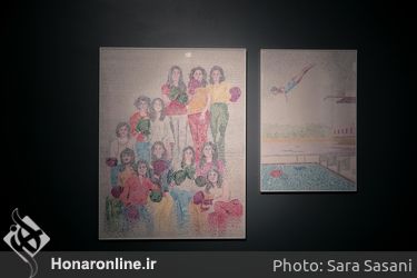 نمایشگاه نقاشی محمدرضا میرزایی در گالری طراحان آزاد