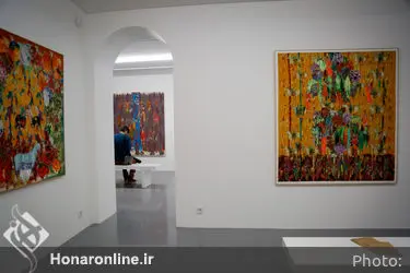 افتتاحیه نمایشگاه نقاشی‌های آنه محمد تاتاری در گالری اعتماد