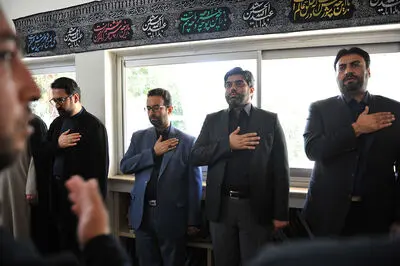 مراسم سوگواری سالار شهیدان در معاونت هنری وزارت ارشاد