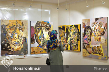 نمایشگاه نقاشی شیرین معیا در گالری آیریک