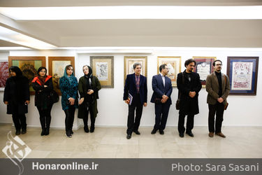  افتتاح نمایشگاه نقاشی خط کامران کوهستانی در گالری والی