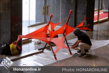 تحویل آثار هشتمین دوسالانه مجسمه‌سازی تهران در تالار وحدت