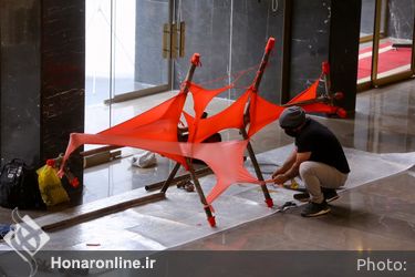 تحویل آثار هشتمین دوسالانه مجسمه‌سازی تهران در تالار وحدت