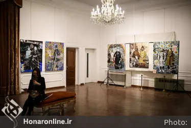 افتتاحیه نمایشگاه نقاشی های سروناز سلطانی در گالری موزه هنرهای زیبا