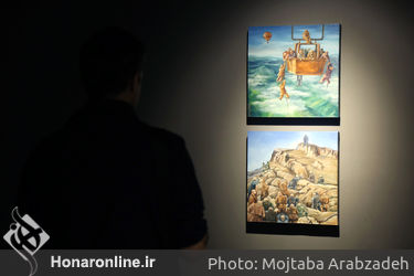 نمایشگاه نقاشی مژده توحیدی در گالری آ