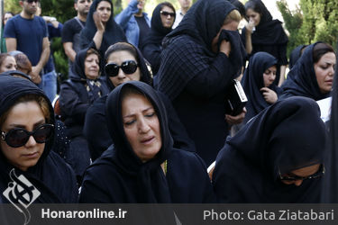 مراسم تشییع زنده‌یاد محمود جهان در تالار وحدت