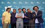پیمان معادی، نوید محمدزاده و فرهاد اصلانی در جشنواره فیلم ونیز