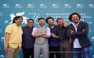 پیمان معادی، نوید محمدزاده و فرهاد اصلانی در جشنواره فیلم ونیز