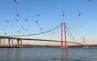 افتتاح بزرگ‌ترین پل معلق جهان در ترکیه