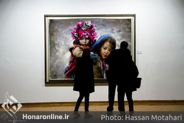 نمایشگاه نقاشی رحیم نوه سی در گالری فرهنگسرای نیاوران