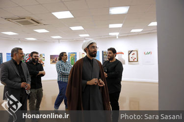افتتاحیه نمایشگاه دفاع مقدس در خانه هنرمندان