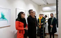 نمایشگاه خط مینا امانی در گالری بهارک
