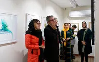نمایشگاه خط مینا امانی در گالری بهارک