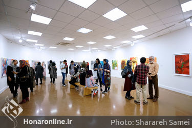 افتتاحیه نمایشگاه گروهی نقاشی انجمن نقاشان ایران در خانه هنرمندان 