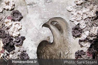 نمایشگاه نقاشی و دوخت سرمه عرب در گالری ویستا 
