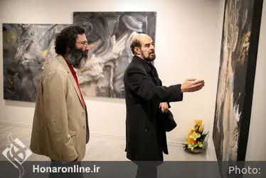 افتتاحیه نمایشگاه نقاشی های سعید رفیعی منفرد در گالری ساربان