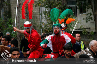 مراسم تعزیه سنتی شهرستان ضیابر استان گیلان