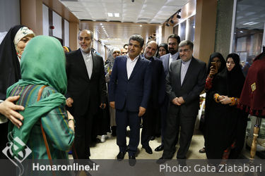 بازدید سید محمدمجتبی حسینی از نمایشگاه هشتمین جشنواره بین‌المللی مد و لباس فجر در چابهار