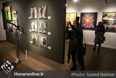 نمایشگاه نقاشی ناصر پلنگی و لباس بهنود جواهرپور در گالری آریانا 