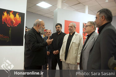 افتتاحیه نمایشگاه دفاع مقدس در خانه هنرمندان