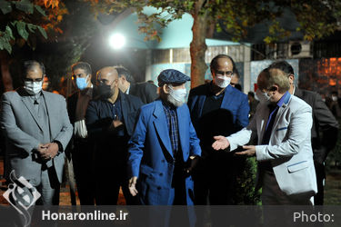 کاشت نهال به یاد استاد زنده‌یاد " سعدی افشار" هنرمند پیشکسوت نمایش‌های سنتی در محوطه پارک شهر