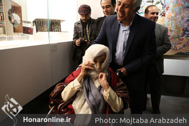 افتتاح تالار دائمی منیر فرمانفرمائیان در باغ موزه نگارستان دانشگاه تهران2