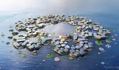 اولین شهر شناور جهان در کره جنوبی ساخته می‌شود